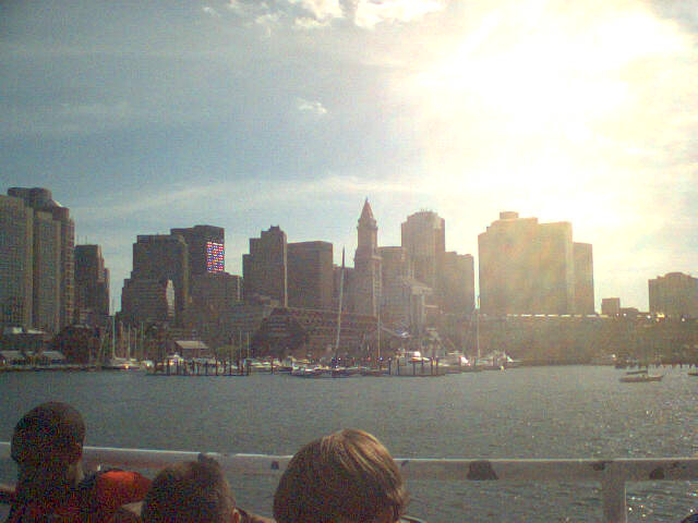 View of Boston from Water Taxi