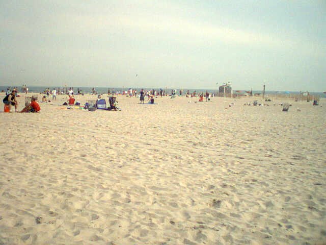 A really crowded beach